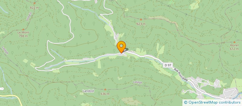 localisation de l'entreprise SCI LE GIESSEN  LALAYE