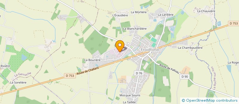 localisation de l'entreprise SCI LE GILLET à SOULLANS