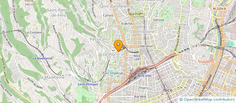 localisation de l'entreprise SCI LE GINESTRE à NICE