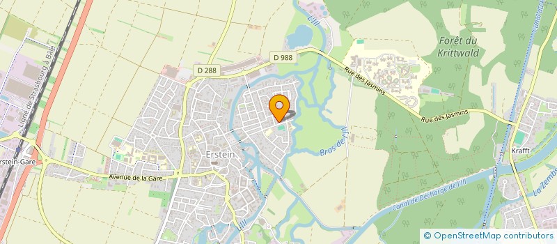 localisation de l'entreprise SCI LE GINKGO  ERSTEIN