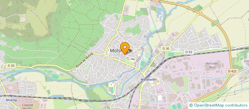 localisation de l'entreprise SCI LE GINKGO  MOLSHEIM