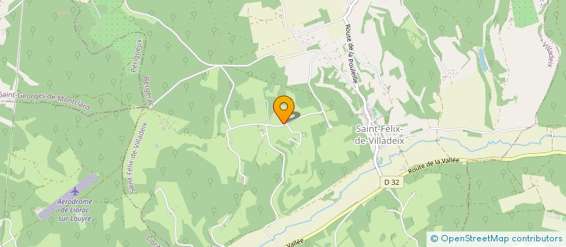 localisation de l'entreprise SCI LE GIRARD  SAINT-FELIX-DE-VILLADEIX