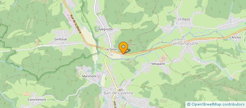 localisation de l'entreprise SCI LE GIRON  BERTRIMOUTIER