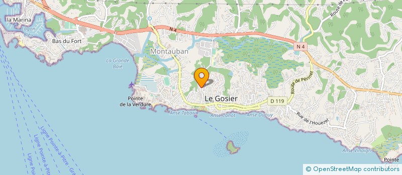 localisation de l'entreprise SCI LE GISSAC à LE GOSIER