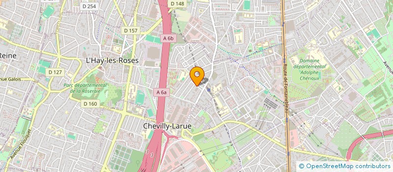 localisation de l'entreprise SCI LE GITE  L'HAY-LES-ROSES