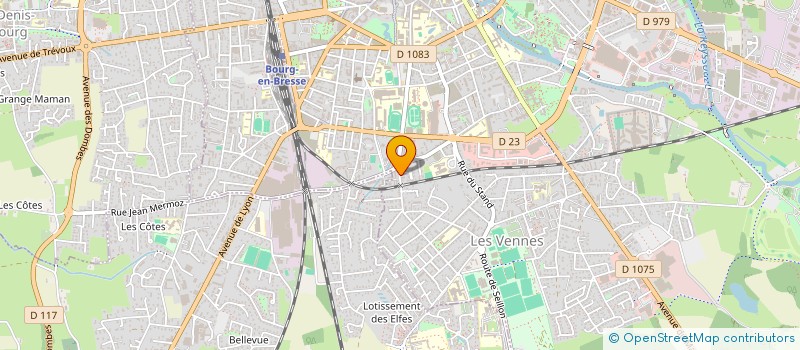 localisation de l'entreprise SCI LE GITE DE LA LOUTRE  BOURG-EN-BRESSE