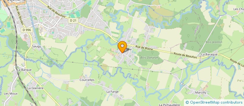 localisation de l'entreprise SCI LE GITE DES MARONNIERS à LOUHANS