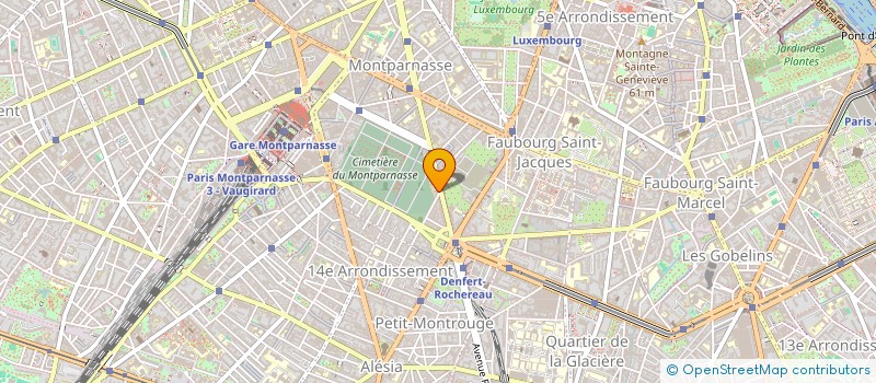 localisation de l'entreprise SCI LE GLAND DEPARCIEUX  PARIS