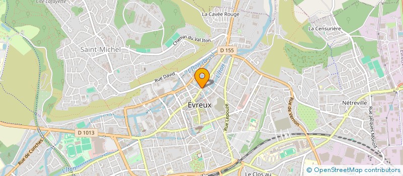 localisation de l'entreprise SCI LE GLOBE  EVREUX