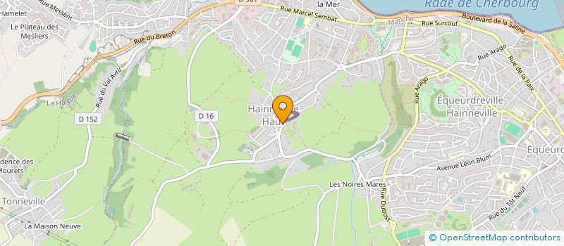 localisation de l'entreprise SCI LE GOELAND à CHERBOURG-EN-COTENTIN
