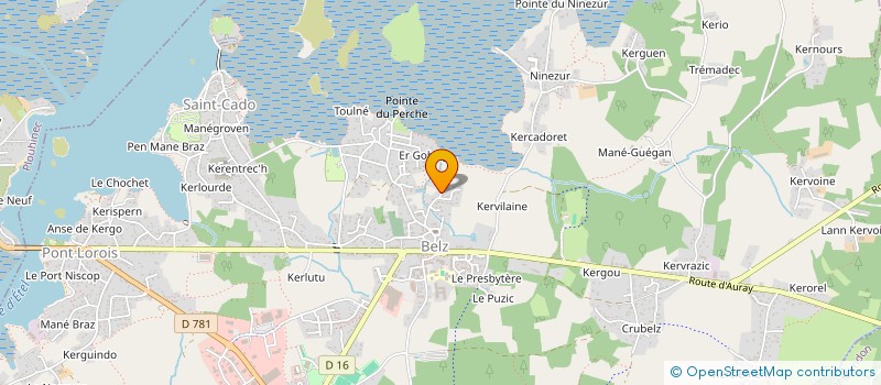 localisation de l'entreprise SCI LE GOELAND  BELZ