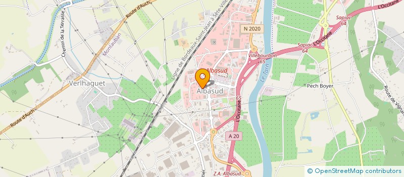 localisation de l'entreprise SCI LE GOELAND  MONTAUBAN