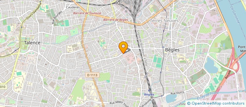 localisation de l'entreprise SCI LE GOFF à BEGLES