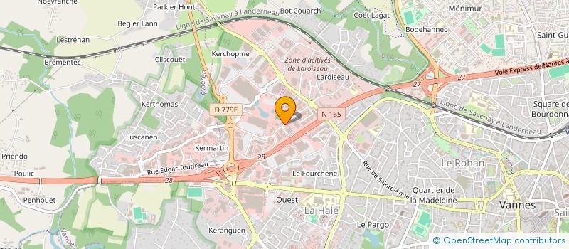 localisation de l'entreprise SCI LE GOFF à VANNES