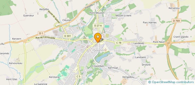 localisation de l'entreprise SCI LE GOFF IMO  GOURIN