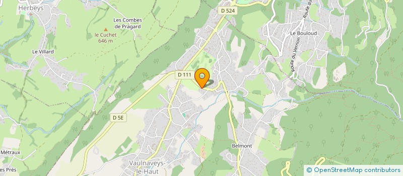 localisation de l'entreprise SCI LE GOLF  VAULNAVEYS-LE-HAUT