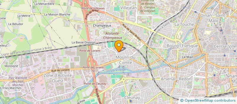 localisation de l'entreprise SCI LE GORET  RENNES