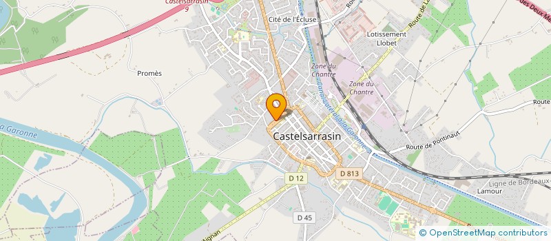 localisation de l'entreprise SCI LE GOSS  CASTELSARRASIN