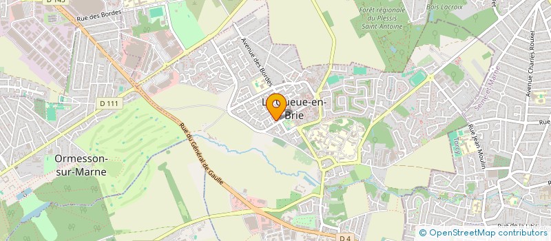 localisation de l'entreprise SCI LE GOUGE  LA QUEUE-EN-BRIE