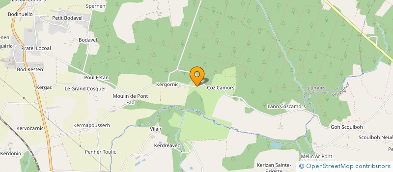 localisation de l'entreprise SCI LE GOUGUEC  PLUVIGNER