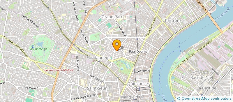 localisation de l'entreprise SCI LE GOURMAND  BORDEAUX