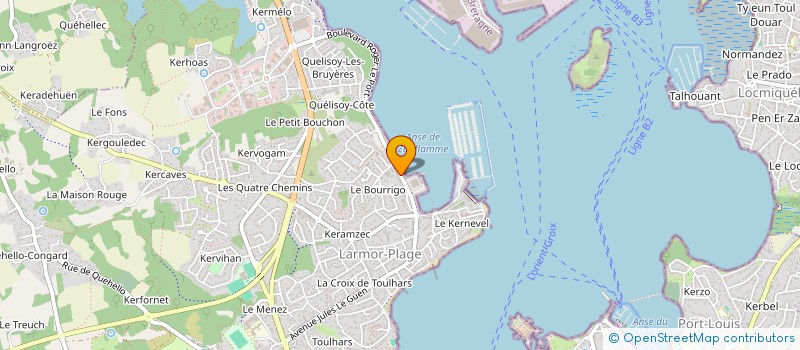 localisation de l'entreprise SCI LE GOURRIEREC  LARMOR-PLAGE
