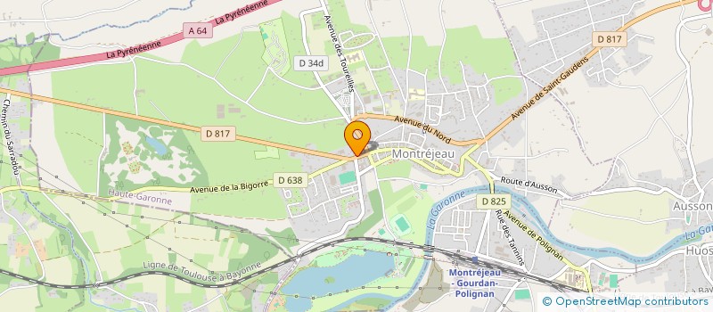 localisation de l'entreprise SCI LE GOUTIL  MONTREJEAU