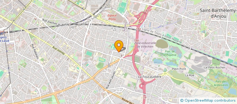 localisation de l'entreprise SCI LE GRA à ANGERS