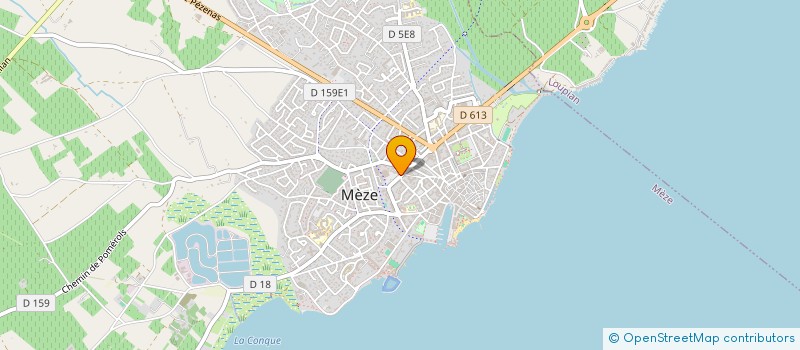 localisation de l'entreprise SCI LE GRAIN DE BLE à MEZE