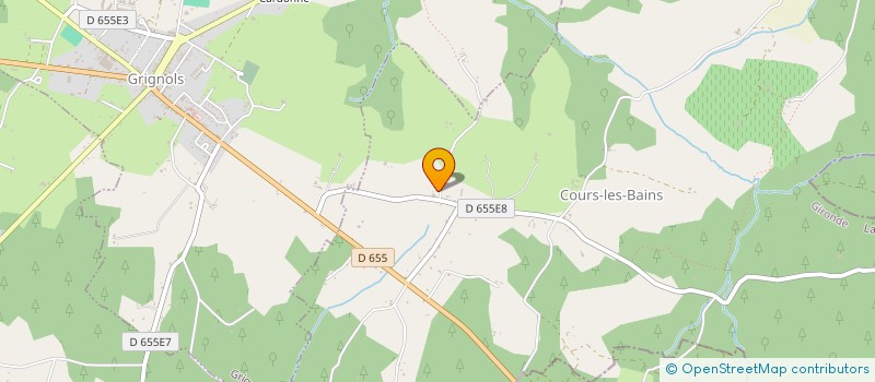 localisation de l'entreprise SCI LE GRAND AIR  COURS-LES-BAINS