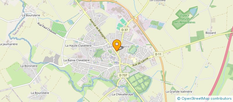 localisation de l'entreprise SCI LE GRAND BARA  SAINT-FULGENT