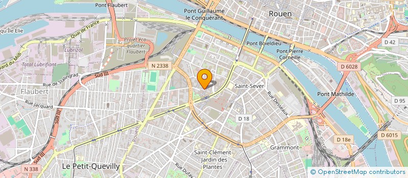 localisation de l'entreprise SCI LE GRAND BLEU à ROUEN