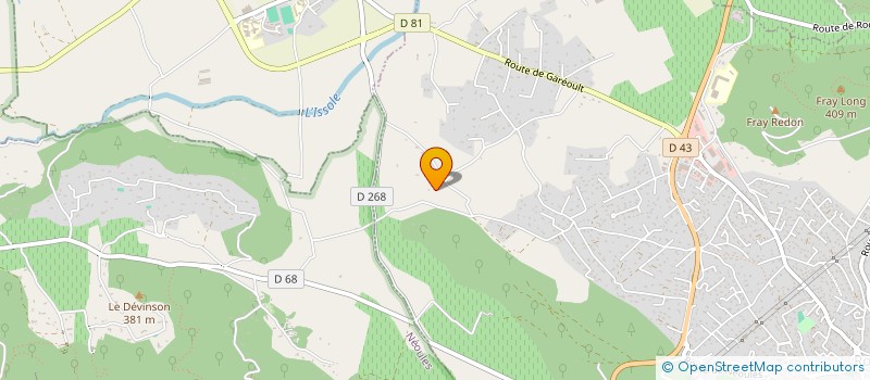 localisation de l'entreprise SCI LE GRAND BLEU  ROCBARON