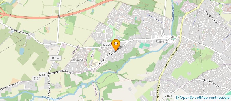 localisation de l'entreprise SCI LE GRAND BOIS  LA SALVETAT-SAINT-GILLES