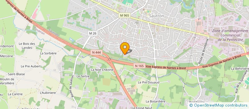 localisation de l'entreprise SCI LE GRAND BOIS à SAUTRON