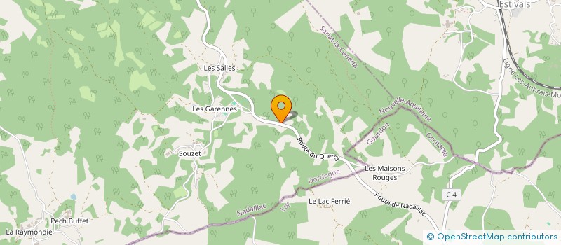 localisation de l'entreprise SCI LE GRAND BOS  BORREZE