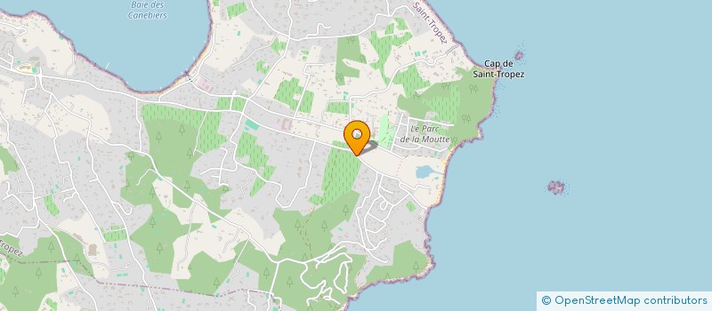 localisation de l'entreprise SCI LE GRAND BRAQUET  SAINT-TROPEZ
