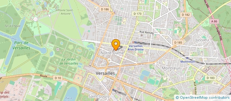 localisation de l'entreprise SCI LE GRAND BRET à VERSAILLES