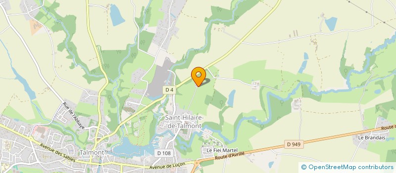 localisation de l'entreprise SCI LE GRAND CATHUS  TALMONT-SAINT-HILAIRE