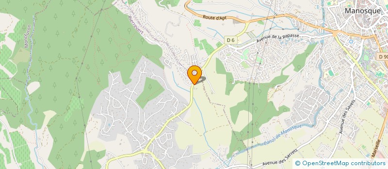 localisation de l'entreprise SCI LE GRAND CEDRE  PIERREVERT