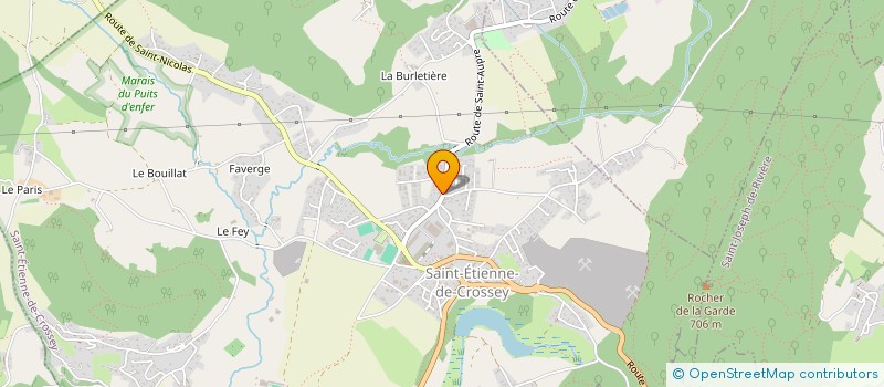 localisation de l'entreprise SCI LE GRAND CHAMPS  SAINT-ETIENNE-DE-CROSSEY