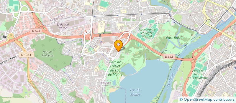 localisation de l'entreprise SCI LE GRAND CHELEM à ANGERS