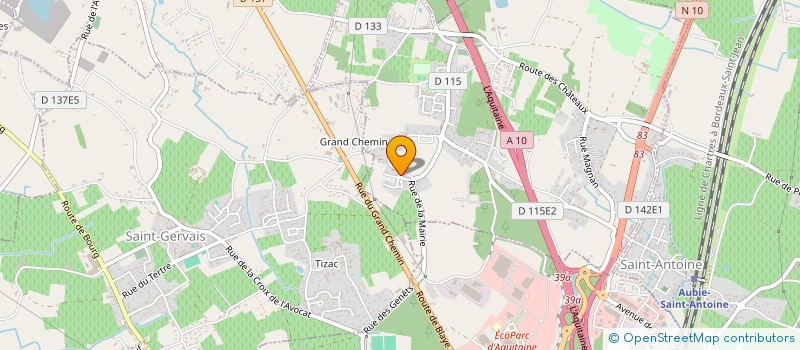 localisation de l'entreprise SCI LE GRAND CHEMIN  VIRSAC