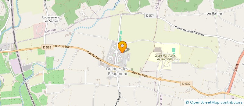 localisation de l'entreprise SCI LE GRAND CHEMIN  GRANGES-LES-BEAUMONT