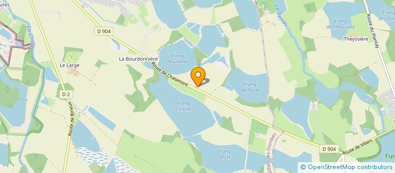 localisation de l'entreprise SCI LE GRAND CHEMIN à VILLARS-LES-DOMBES