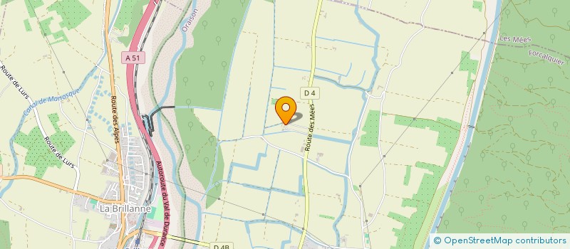 localisation de l'entreprise SCI LE GRAND CHENE  ORAISON