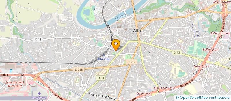 localisation de l'entreprise SCI LE GRAND CHENE DU PARC à ALBI