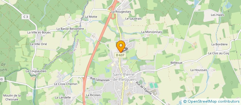 localisation de l'entreprise SCI LE GRAND CLOS  MESNIL-ROC'H