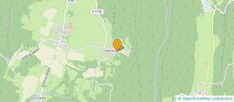 localisation de l'entreprise SCI LE GRAND CLOS  SARROGNA