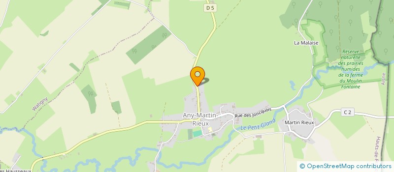 localisation de l'entreprise SCI LE GRAND CLUZEAU  ANY-MARTIN-RIEUX